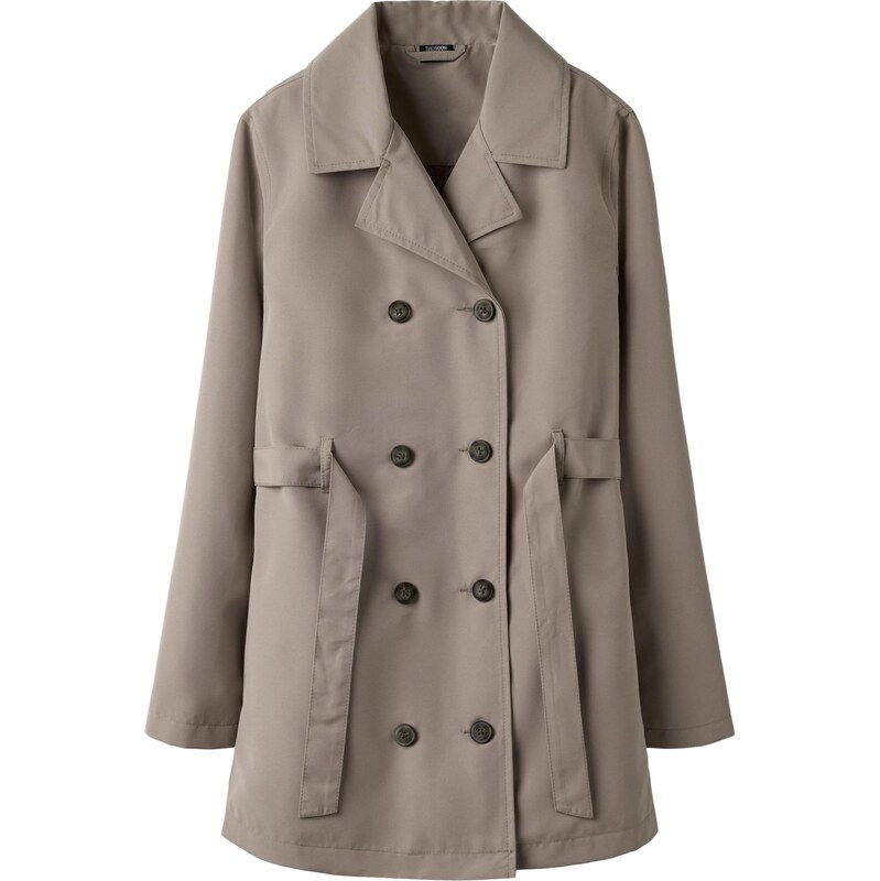 TWO SOON Kabát tmavobéžová 65651081