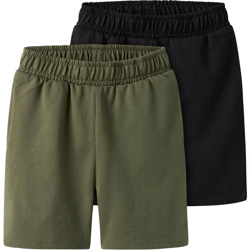 TWO SOON Nohavice olivová / čierna 65651239