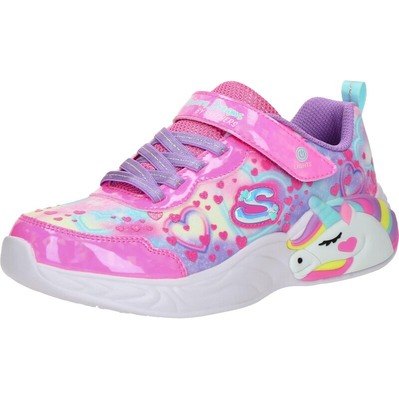 SKECHERS Tenisky UNICORN DREAMS vodová / žltá / levanduľová / ružová 65204713
