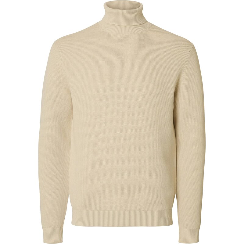 SELECTED Sveter SLHDane béžová 65204780