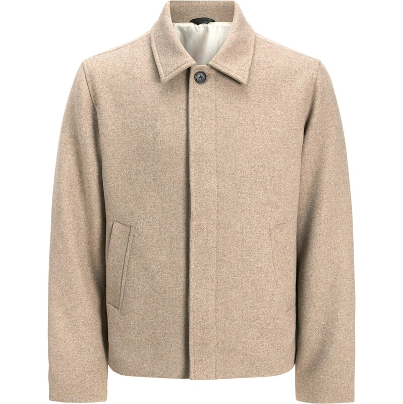 JACK & JONES Prechodná bunda JJEHARRIS sivobéžová 65662503