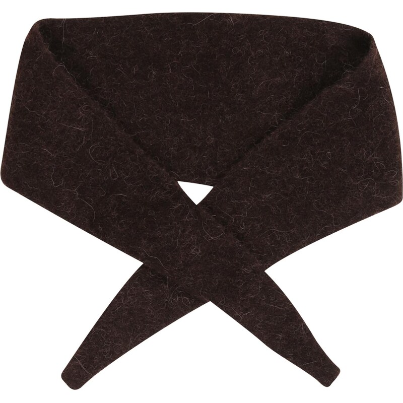 Samsøe Samsøe Šál Sanor tmavohnedá 65694981