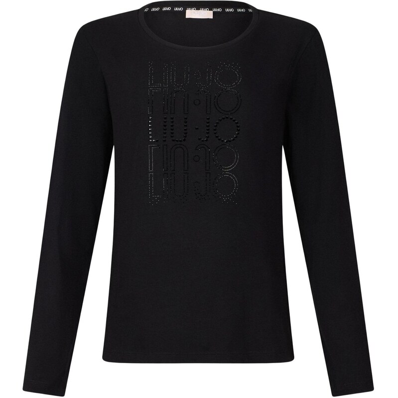 Liu Jo Tričko Better čierna / strieborná 65661264