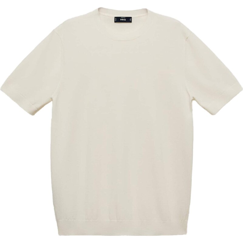 MANGO MAN Sveter ARRAONA šedobiela 65662633