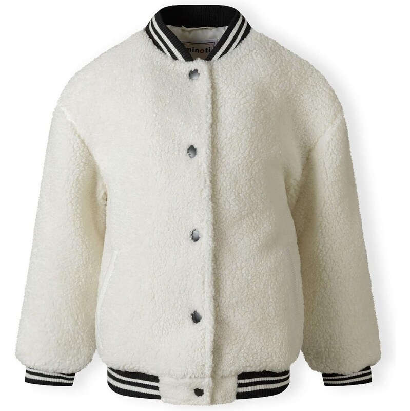 MINOTI Prechodná bunda čierna / biela ako vlna 65661098