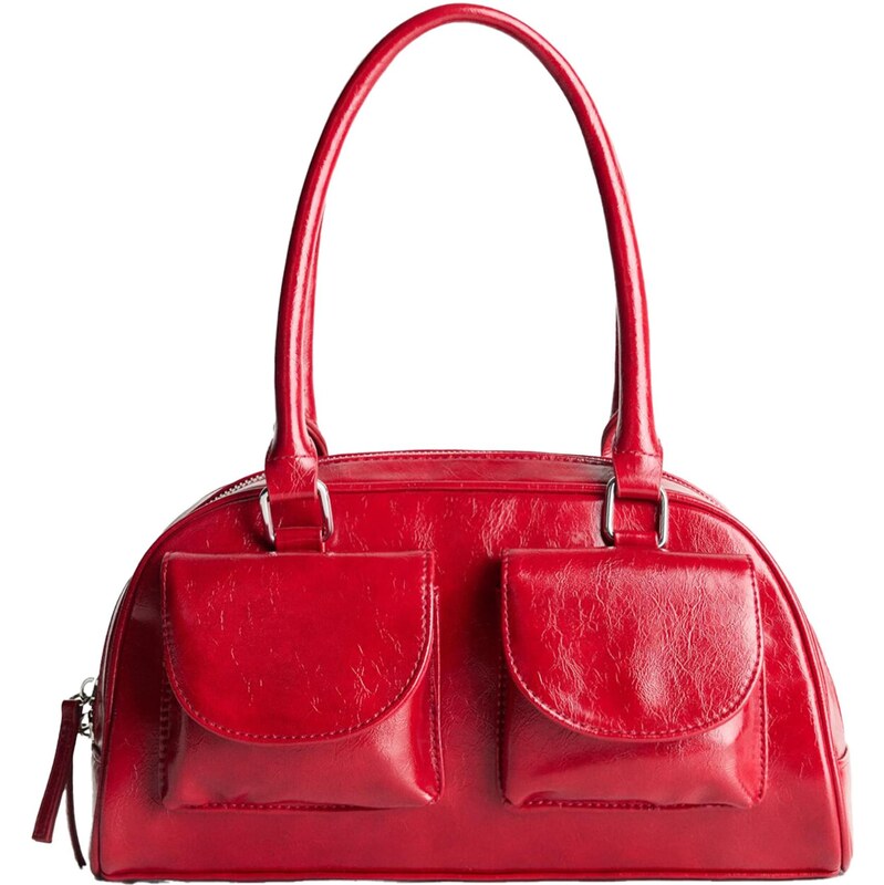 Bershka Kabelka na rameno červená 65678981