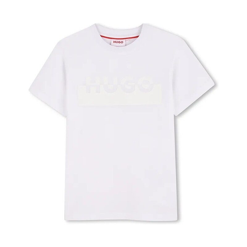 Detské bavlnené tričko HUGO 65169950