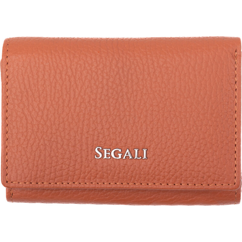 SEGALI Dámska kožená peňaženka 7106 B cuoio 66579170