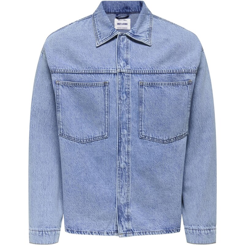 Only & Sons Prechodná bunda ONSEmil modrá denim 65861463