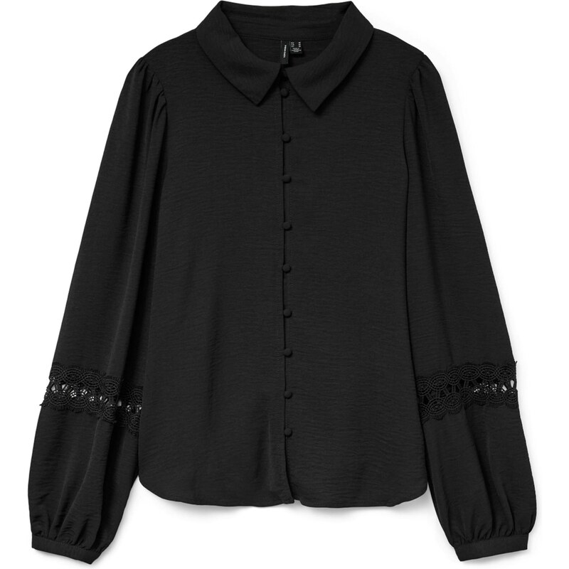 VERO MODA Blúzka VMALVA čierna 65890400