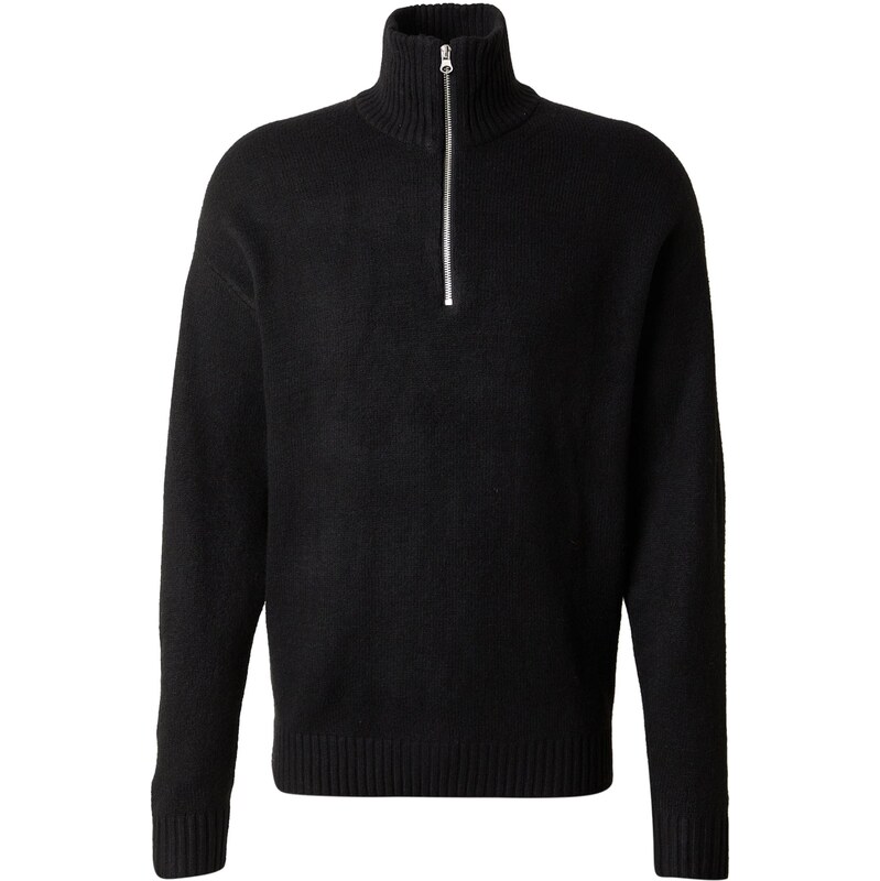 JACK & JONES Sveter JJESoho Ollie čierna 65662521