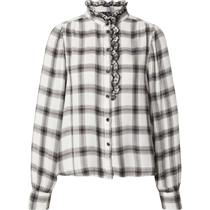 VERO MODA Blúzka VMSARITA čierna / biela 65890483