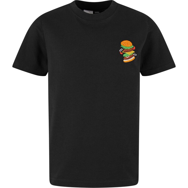 Mister Tee Tričko Burger Love hnedá / zelená / oranžová / čierna 65832249