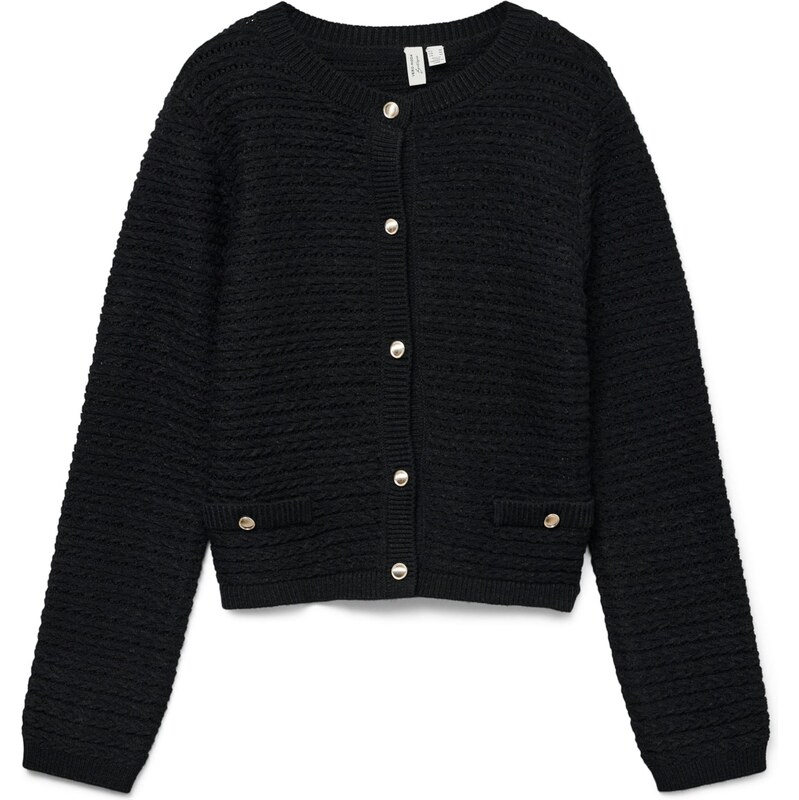 VERO MODA Kardigán VMSoleil čierna 65707333