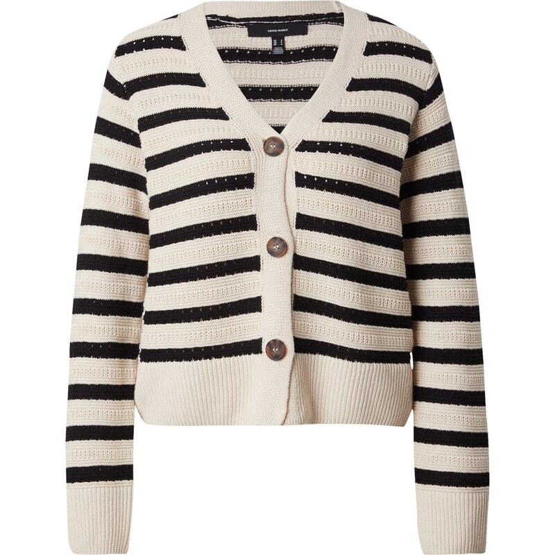 VERO MODA Kardigán VMCALLA nebielená / čierna 65707719