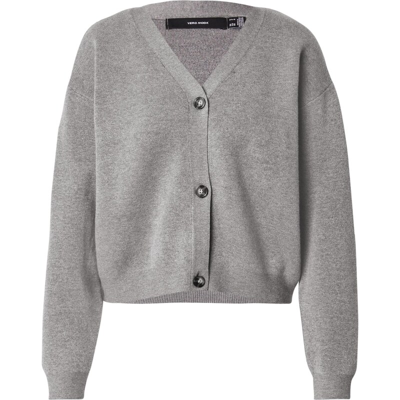 VERO MODA Kardigán VMSABA sivá melírovaná 65707747