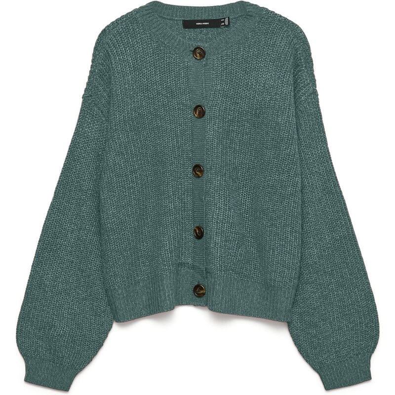 VERO MODA Kardigán VMLea tmavozelená 65890339