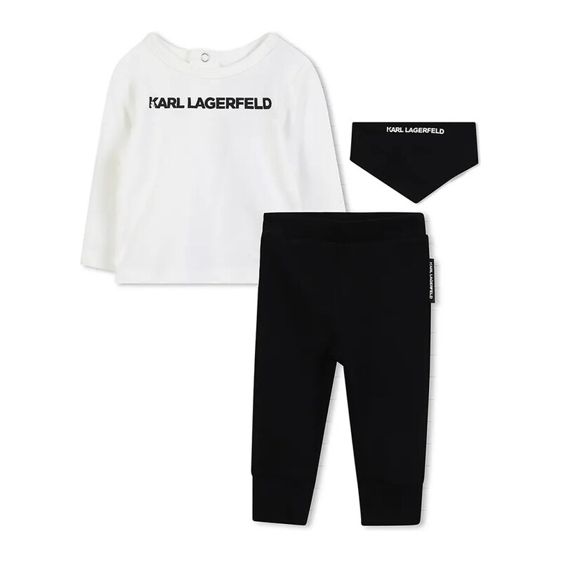 Detská bavlnená tepláková súprava Karl Lagerfeld 65269275