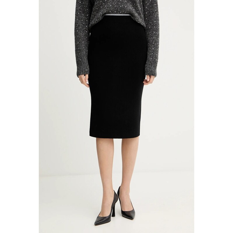 Sukňa s prímesou vlny Pinko 65207263