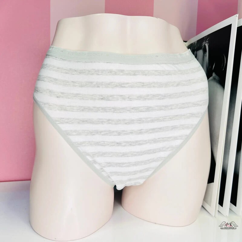 Victorias Secret Bavlnené nohavičky s mierne vyšším pásom v ružových a 65202649