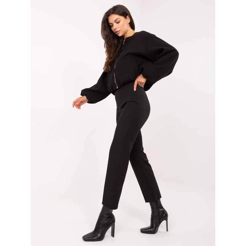 RUE PARIS Trousers-IT-SP-FL9069.00-black 65207587