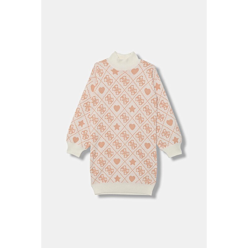 Dievčenské šaty s prímesou vlny Guess 65210925