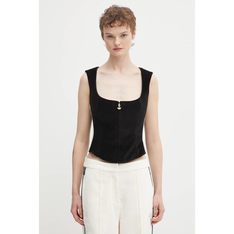 Zamatový top adidas Originals Velvet 66514094