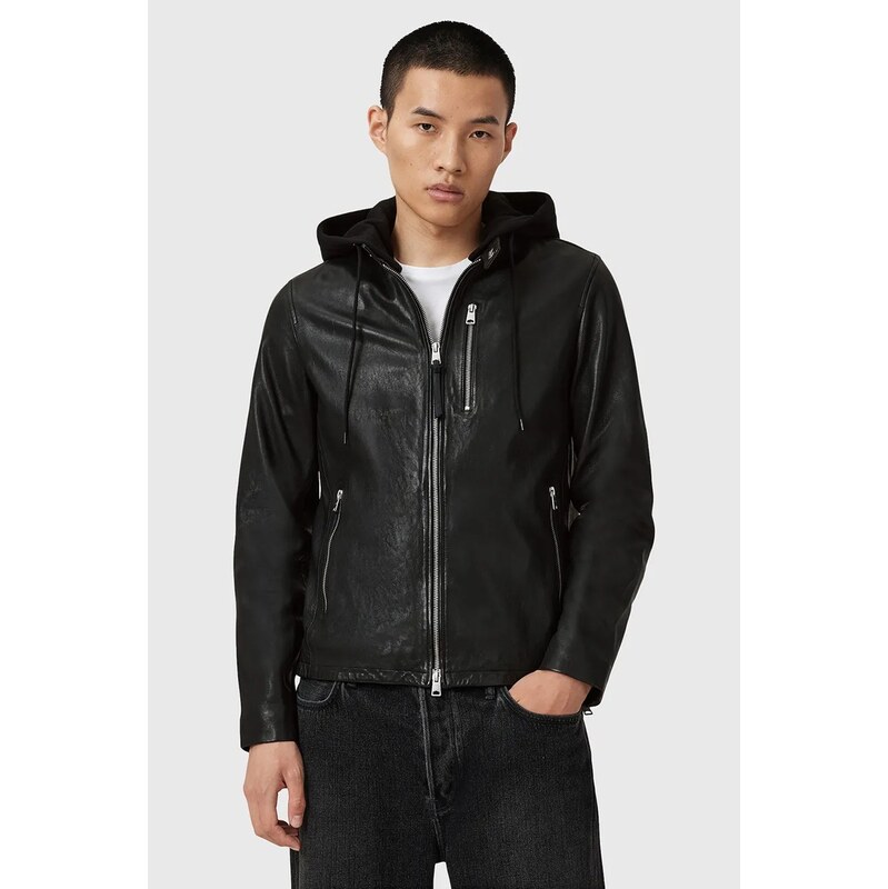 Kožená bunda AllSaints ASHTON 65234175