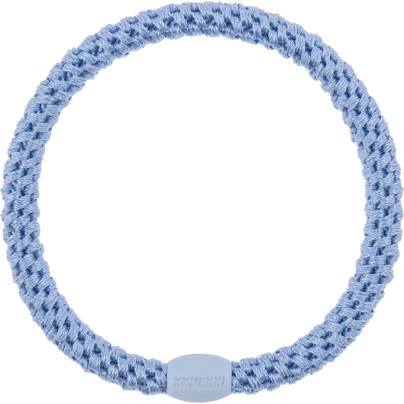 Gumička do vlasov Kknekki Slim Sky Blue 65210309