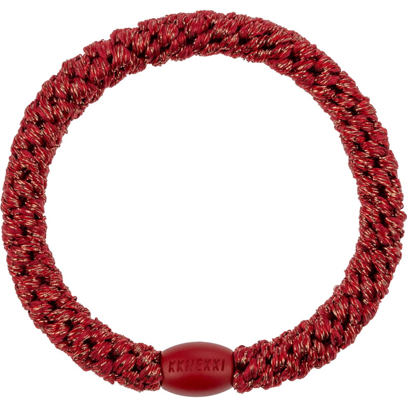 Gumička do vlasov Kknekki Holiday Red 65210310