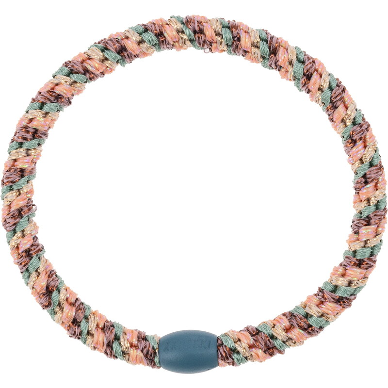 Gumička do vlasov Kknekki Slim Mix Plum Faded Green Glitter 65210323