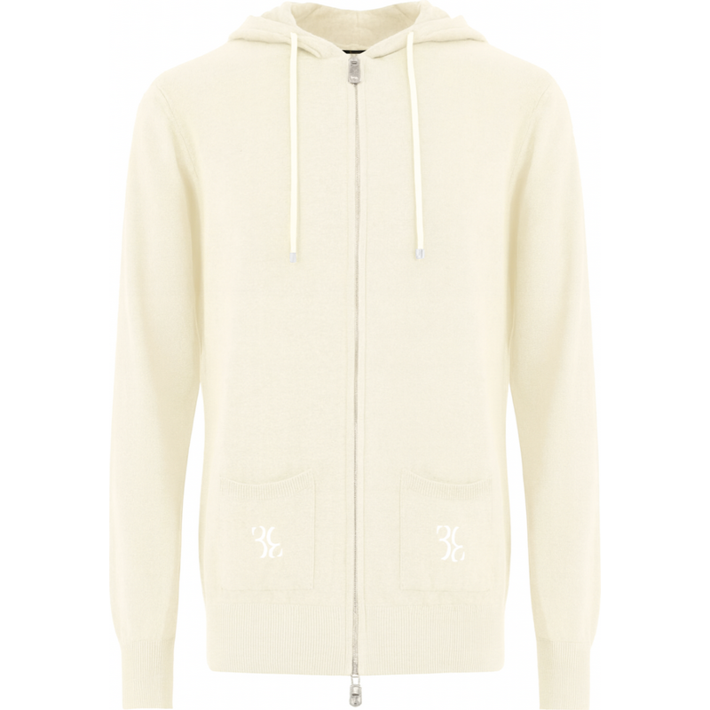 BILLIONAIRE Logo Zip White sveter 65210589