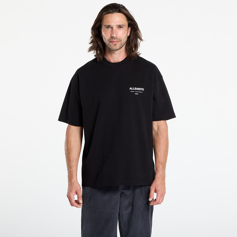 Tričko AllSaints Underground Ss Crew Jet Black S 65212962