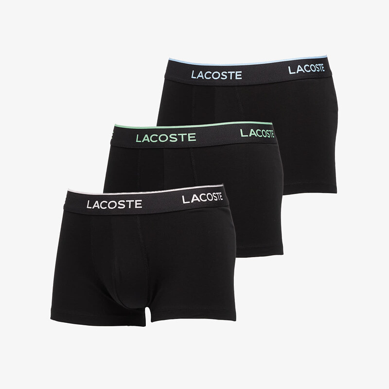Boxerky LACOSTE Trunks Underwear Black/ Flamingo-Overview-Liamone XL 65213024