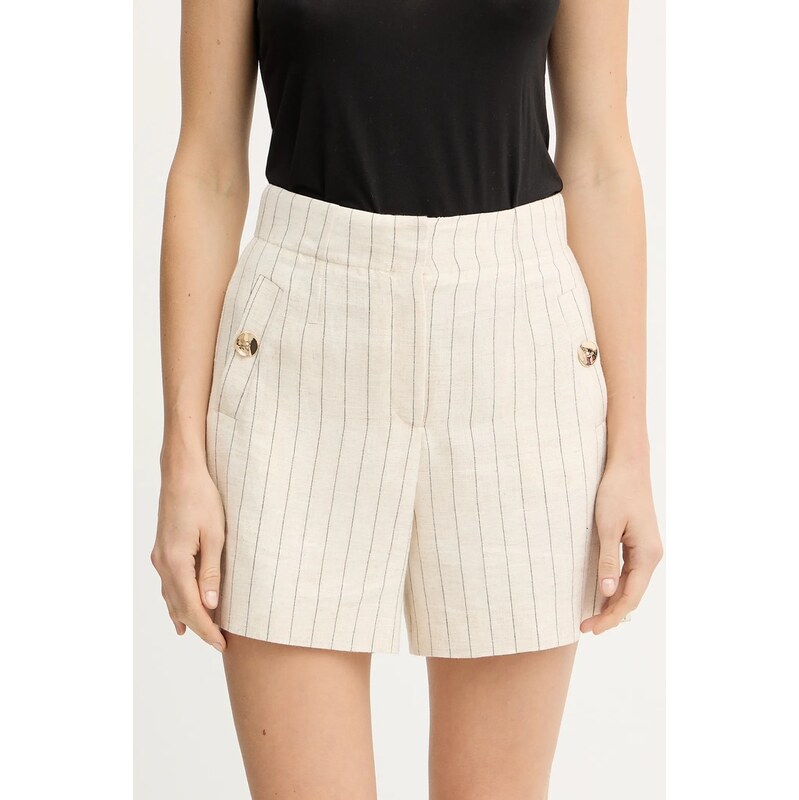 Šortky s prímesou ľanu Morgan 65211186