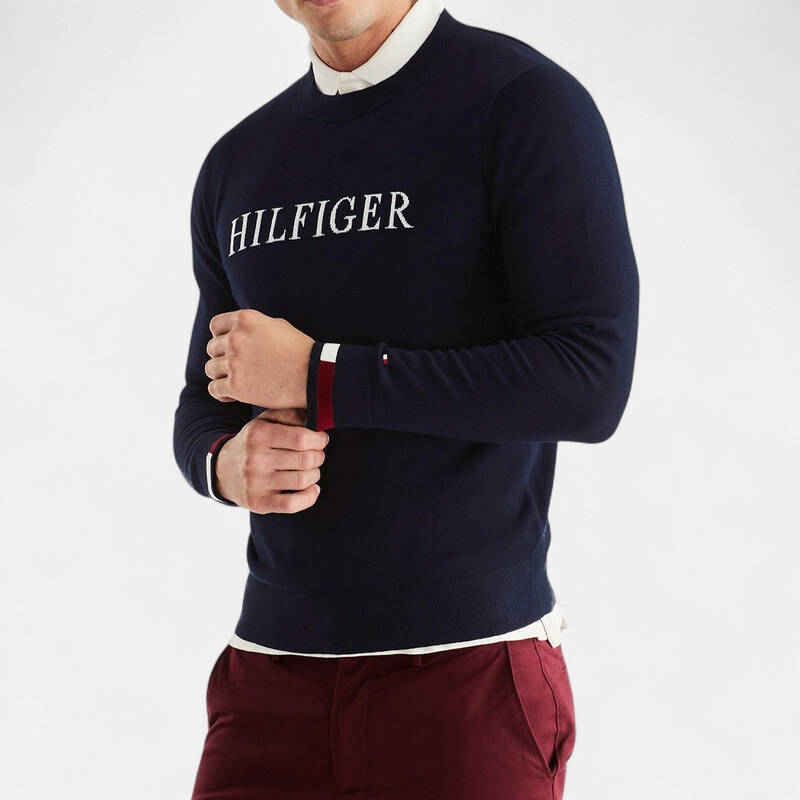 Modrý svetr Tommy Hilfiger M56334 65211473