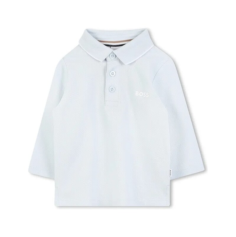 Detská bavlnená polokošeľa BOSS 65234087