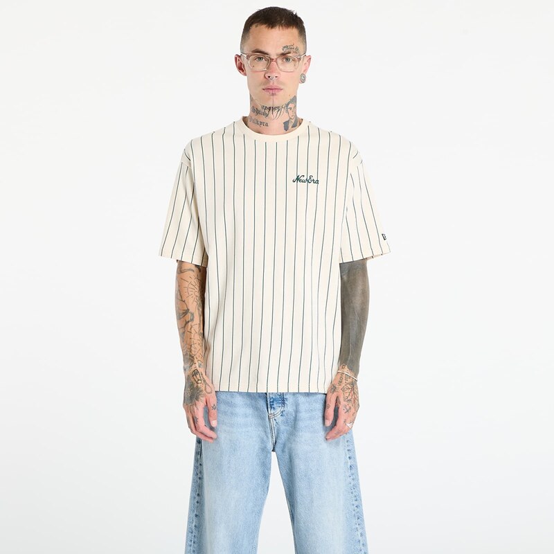Tričko New Era Pinstripe T-Shirt Light Cream XL 65212667