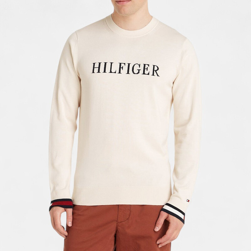 Krémový svetr Tommy Hilfiger M56335 65211756
