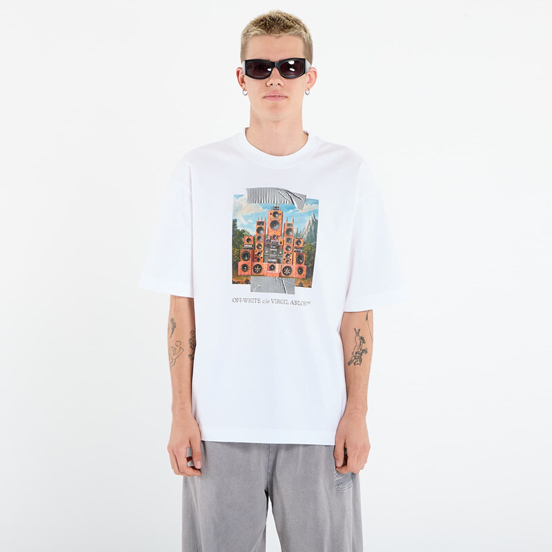 Tričko Off-White Train Off Skate S/S Tee White/ Black M 65212734