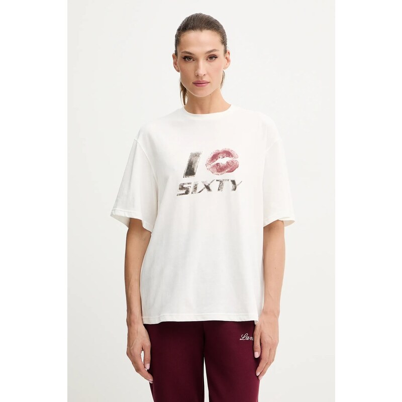 Tričko s prímesou ľanu Miss Sixty 65212514