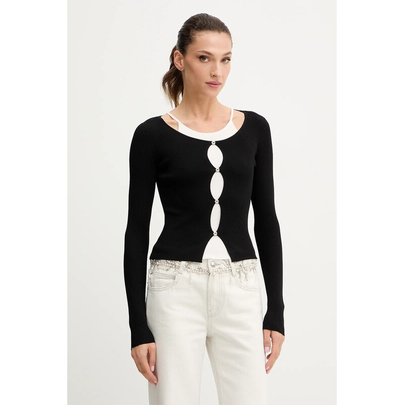 Sveter s prímesou hodvábu Miss Sixty 65212576