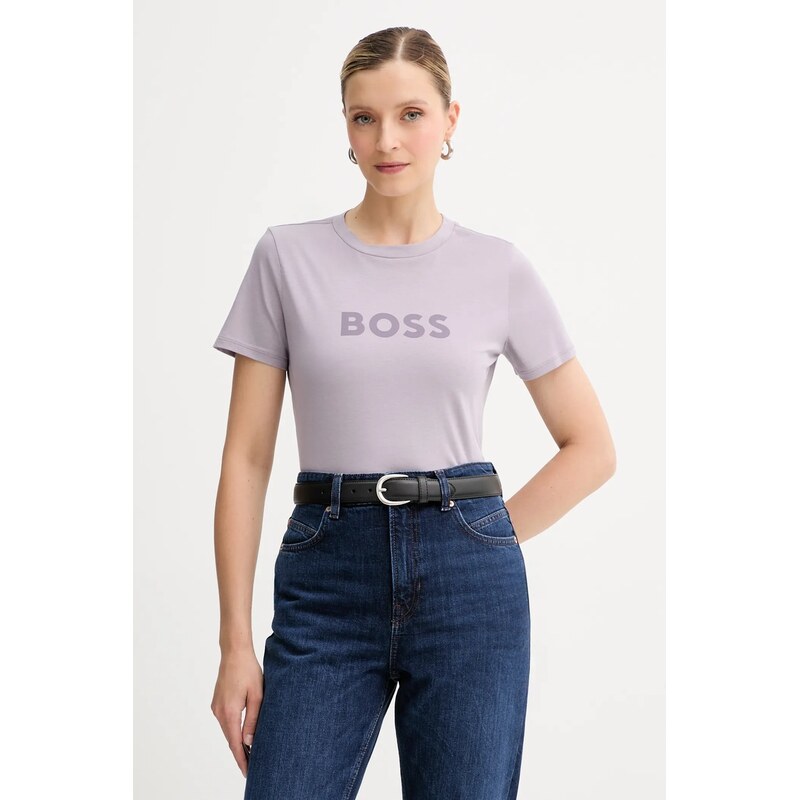 Bavlnené tričko BOSS Orange BOSS ORANGE C_Elogo_5 65212428