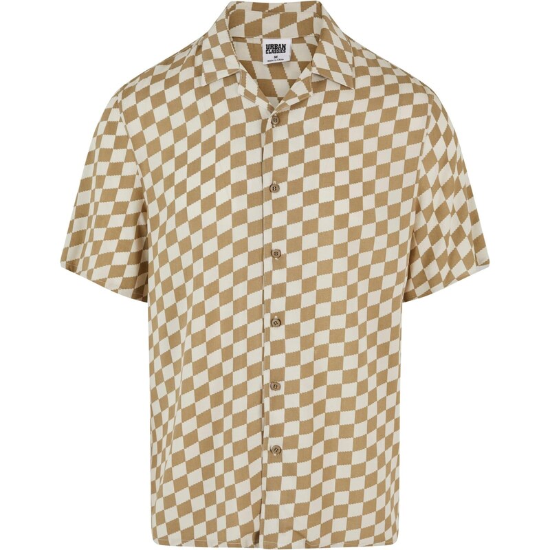 Urban Classics Košeľa béžová / biela 62406544