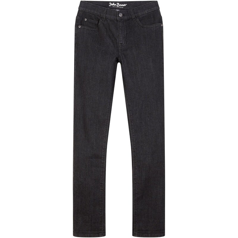 bonprix Strečové džínsy Slim Fit, rovné, prestaviteľný pás, farba 44792672
