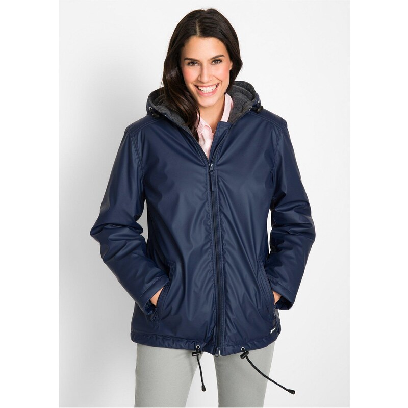 bonprix Ľahko vatovaná zimná bunda, farba modrá 44793502