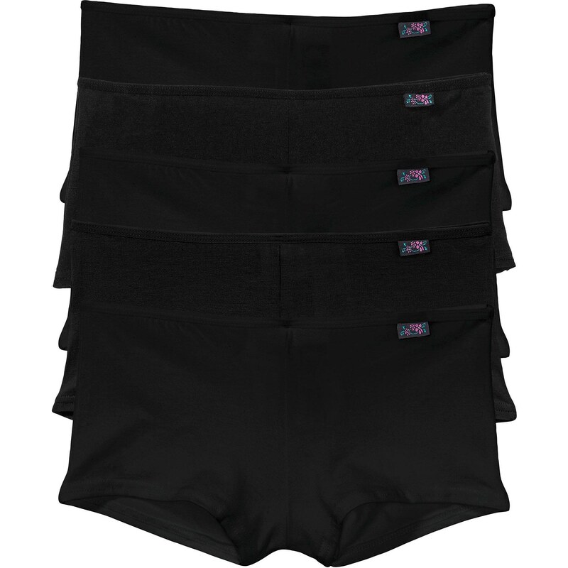 bonprix Francúzske nohavičky (5 ks), farba čierna 44741645