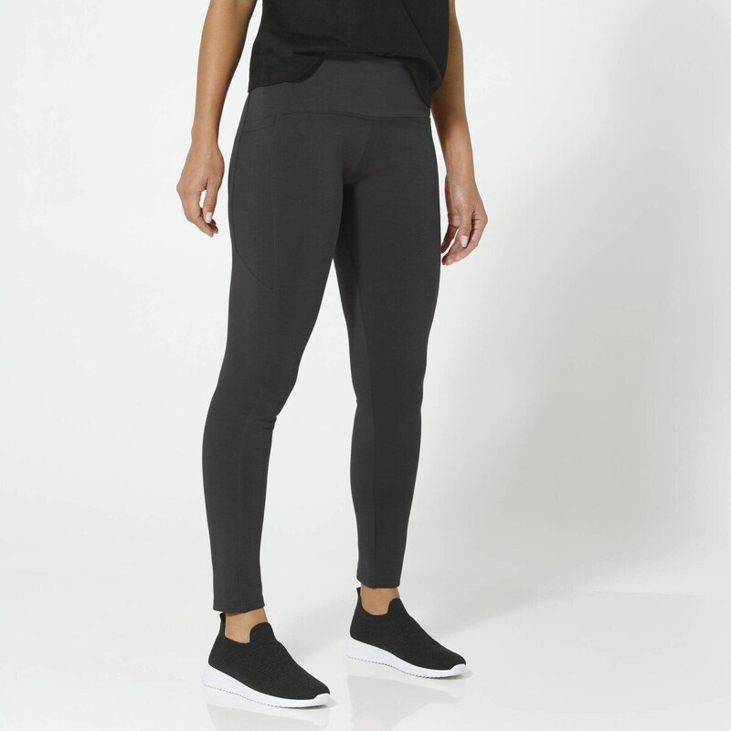 Legíny s vreckami s recyklovaným polyesterom čierna 040 Blancheporte 56607752