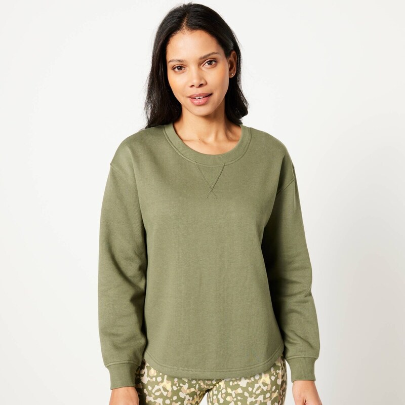 Moltonové voľná minikina khaki 054 Blancheporte 65217763