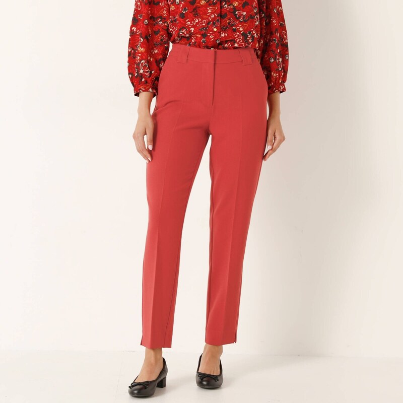 Splývavé cigaretové nohavice červená 052 Blancheporte 65218960